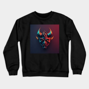 oni mask Crewneck Sweatshirt